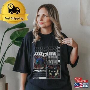 Retro The Cure Album Shirt 90S Concert Classic Unisex